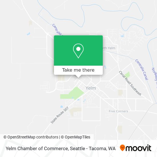 Yelm Chamber of Commerce map