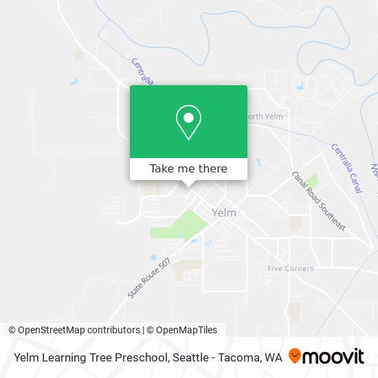 Mapa de Yelm Learning Tree Preschool