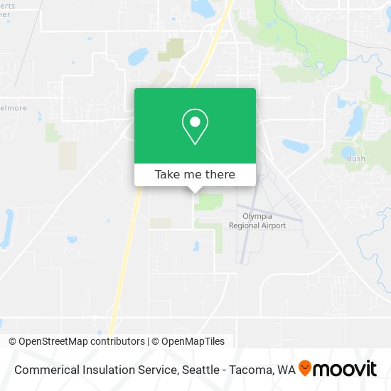 Commerical Insulation Service map