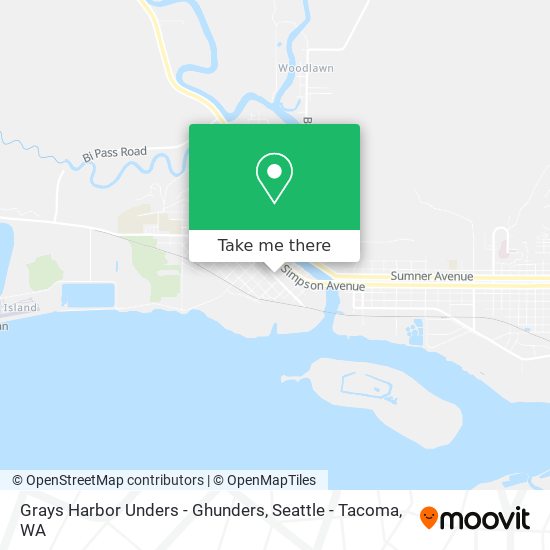 Grays Harbor Unders - Ghunders map