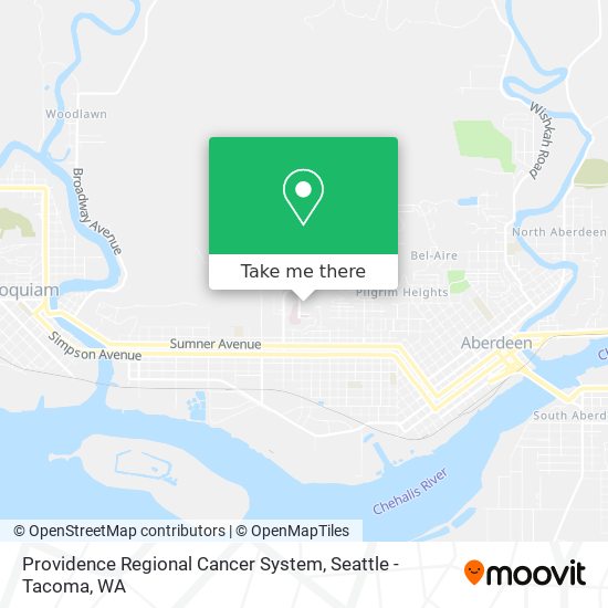 Mapa de Providence Regional Cancer System