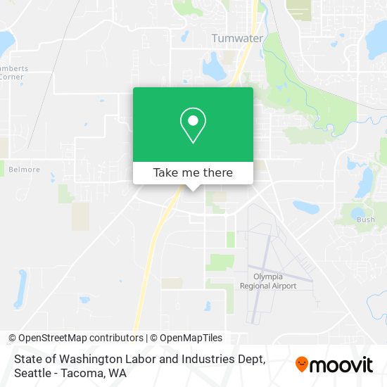 Mapa de State of Washington Labor and Industries Dept