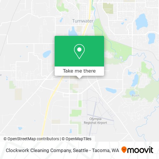 Clockwork Cleaning Company map