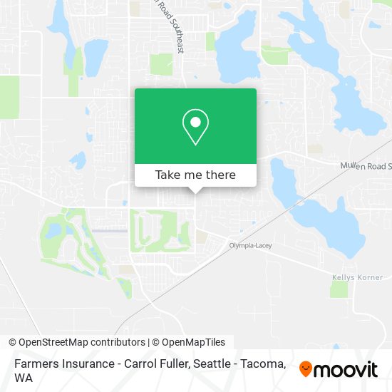 Farmers Insurance - Carrol Fuller map