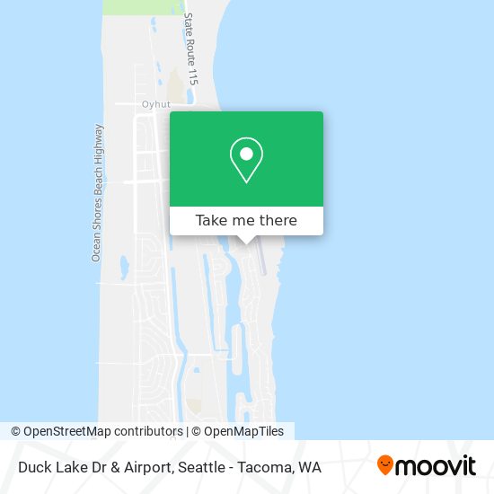 Duck Lake Dr & Airport map