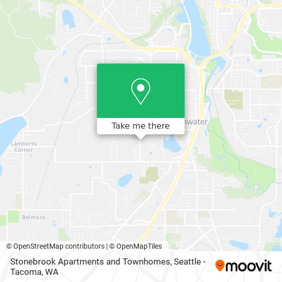 Stonebrook Apartments and Townhomes map