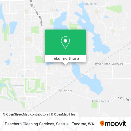 Peachers Cleaning Services map