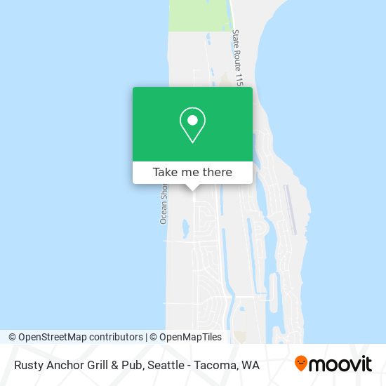 Mapa de Rusty Anchor Grill & Pub