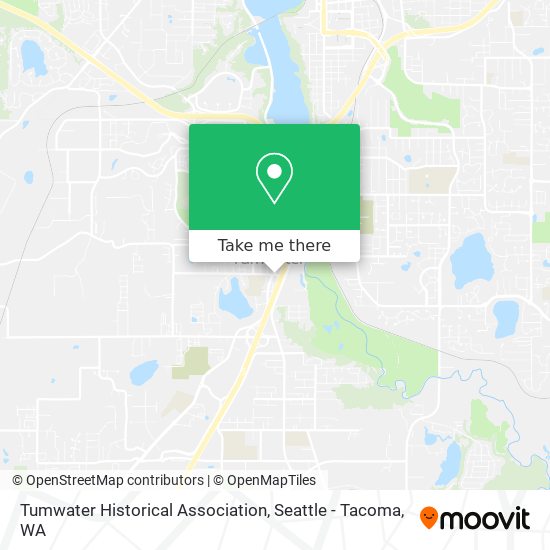 Tumwater Historical Association map