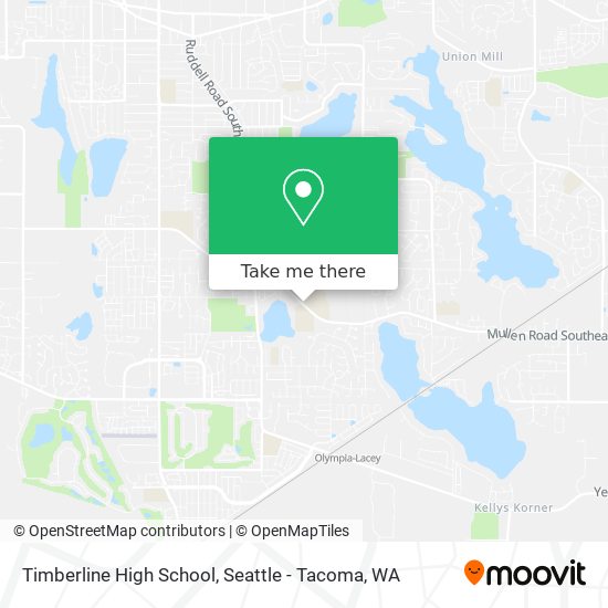 Timberline High School map