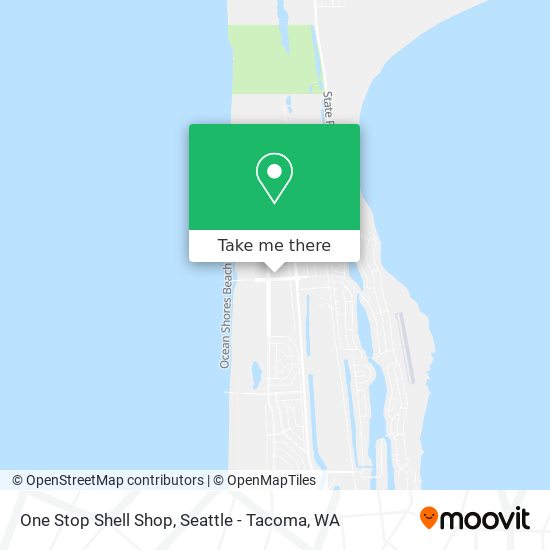 One Stop Shell Shop map