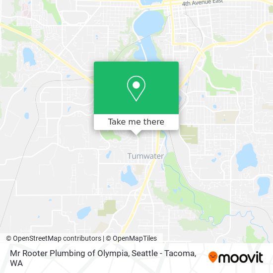 Mr Rooter Plumbing of Olympia map