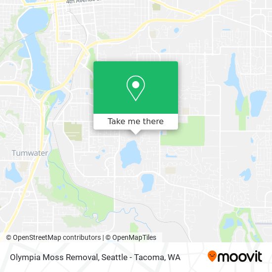 Olympia Moss Removal map