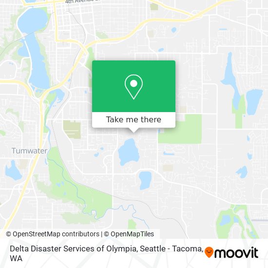 Delta Disaster Services of Olympia map