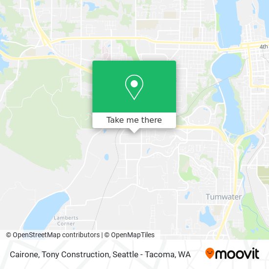 Cairone, Tony Construction map