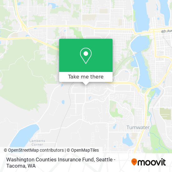 Mapa de Washington Counties Insurance Fund