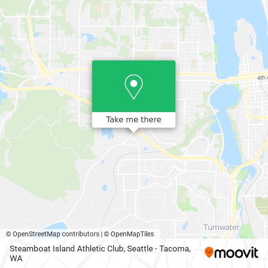 Steamboat Island Athletic Club map