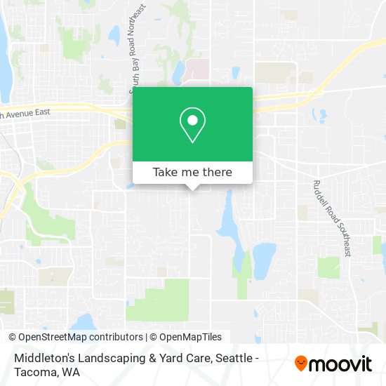 Mapa de Middleton's Landscaping & Yard Care