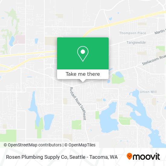 Rosen Plumbing Supply Co map