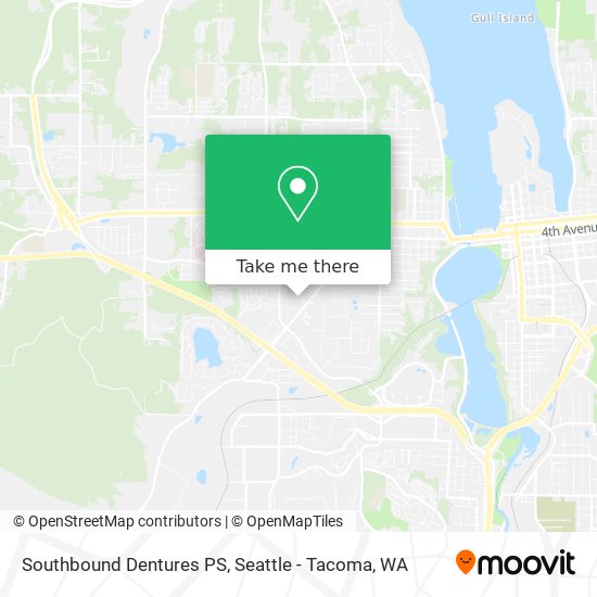 Southbound Dentures PS map