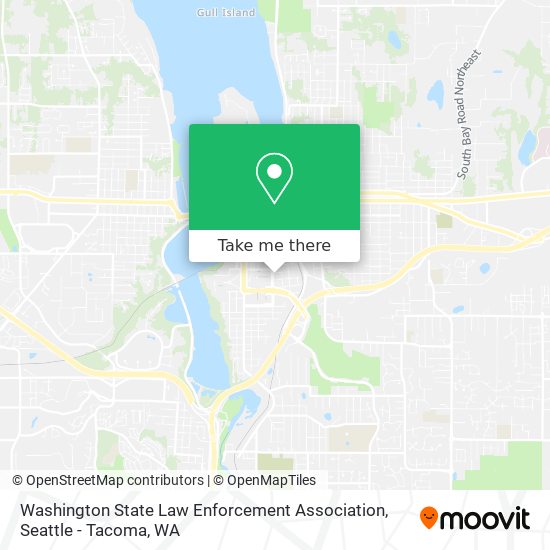 Washington State Law Enforcement Association map