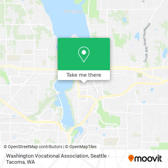 Washington Vocational Association map
