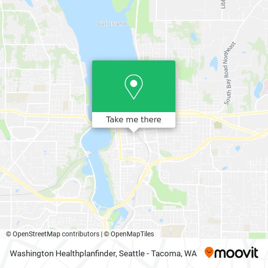 Mapa de Washington Healthplanfinder