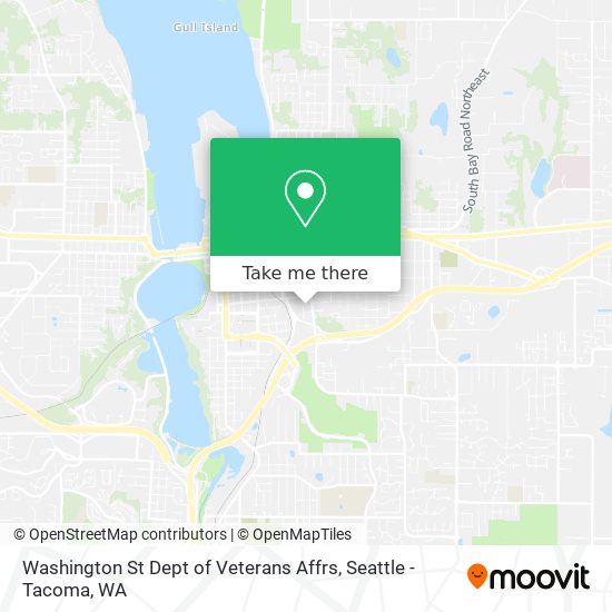 Mapa de Washington St Dept of Veterans Affrs