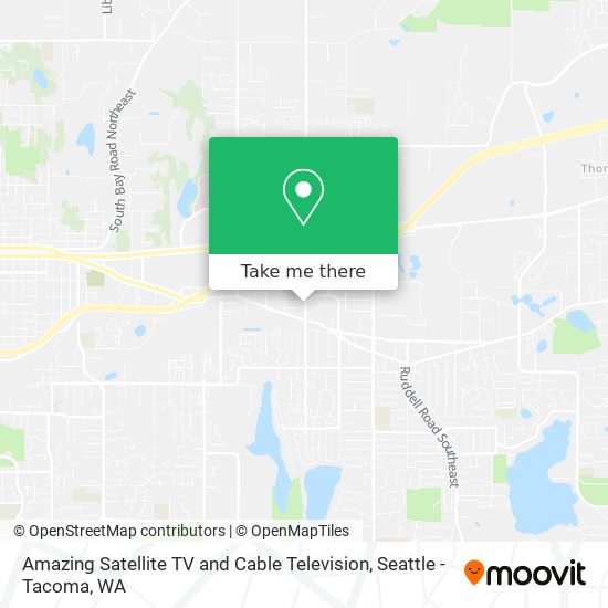 Amazing Satellite TV and Cable Television map