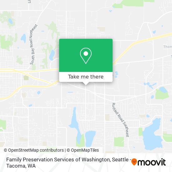 Mapa de Family Preservation Services of Washington