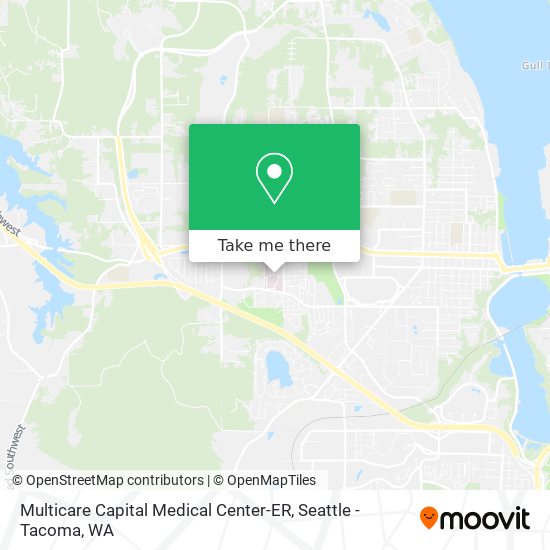 Multicare Capital Medical Center-ER map