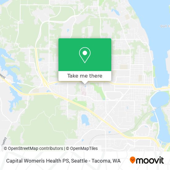 Capital Women's Health PS map