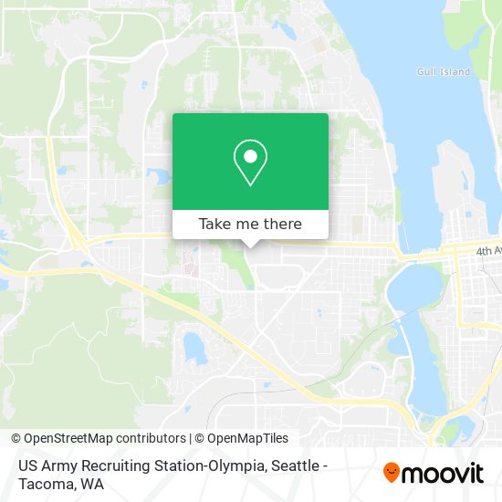 US Army Recruiting Station-Olympia map