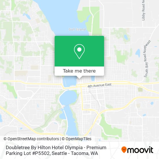 Mapa de Doubletree By Hilton Hotel Olympia - Premium Parking Lot #P5502