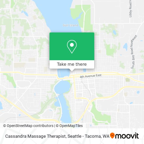 Mapa de Cassandra Massage Therapist