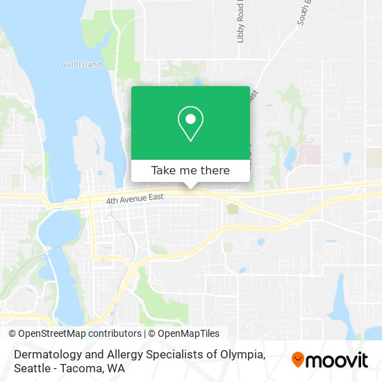 Mapa de Dermatology and Allergy Specialists of Olympia