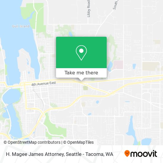 H. Magee James Attorney map