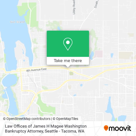 Mapa de Law Offices of James H Magee Washington Bankruptcy Attorney