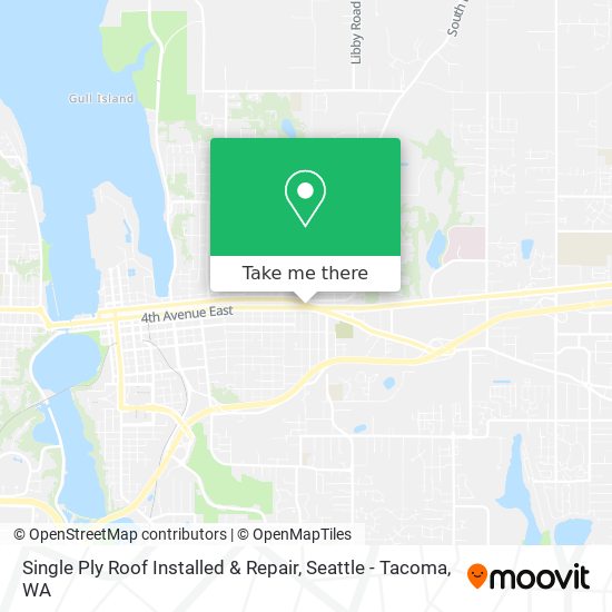 Single Ply Roof Installed & Repair map