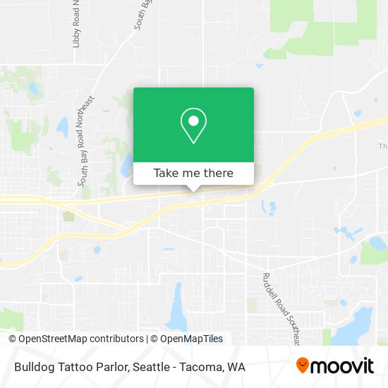 Bulldog Tattoo Parlor map