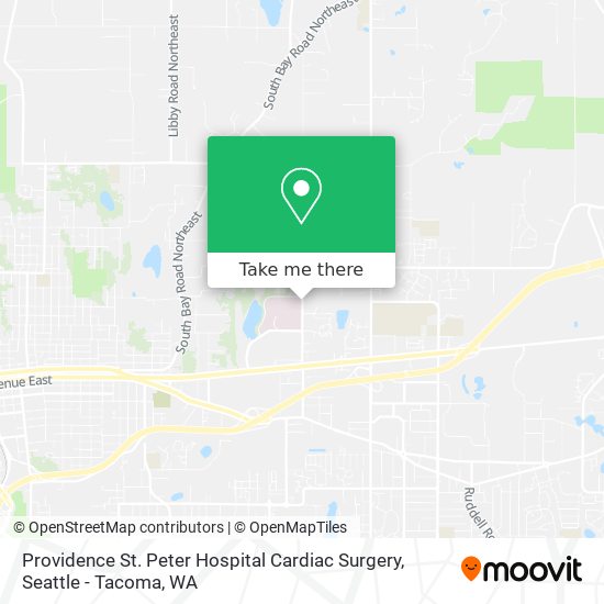 Providence St. Peter Hospital Cardiac Surgery map