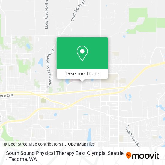 Mapa de South Sound Physical Therapy East Olympia
