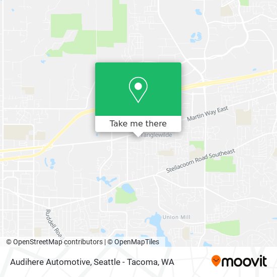 Audihere Automotive map