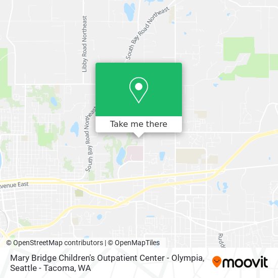 Mary Bridge Children's Outpatient Center - Olympia map