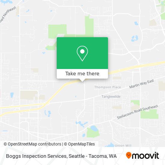 Mapa de Boggs Inspection Services