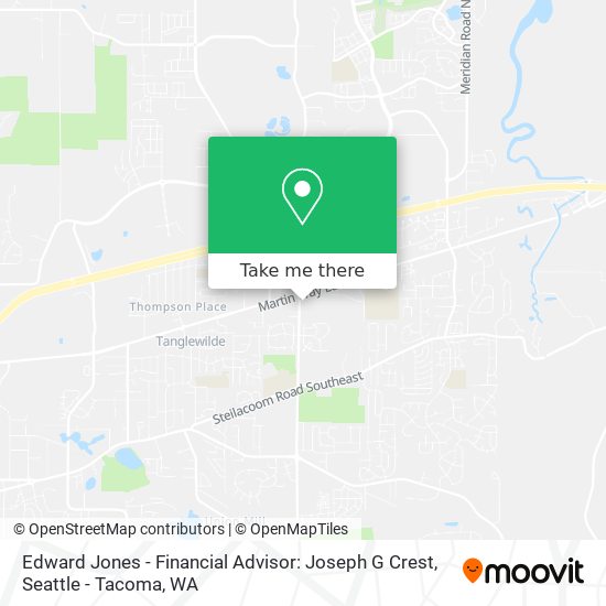 Mapa de Edward Jones - Financial Advisor: Joseph G Crest