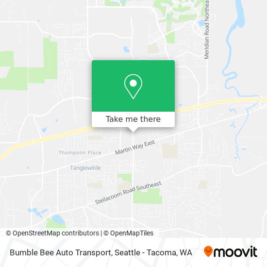 Bumble Bee Auto Transport map