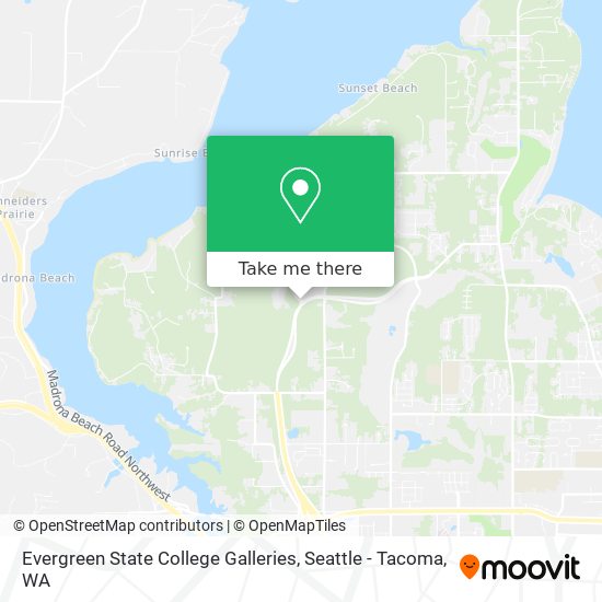 Evergreen State College Galleries map