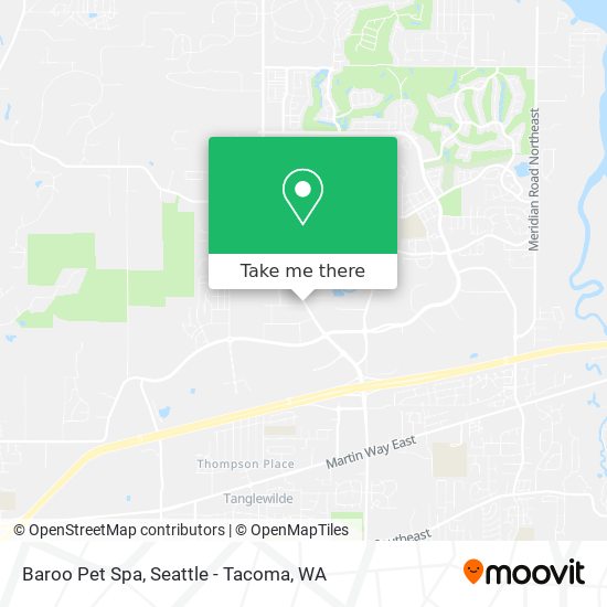 Baroo Pet Spa map