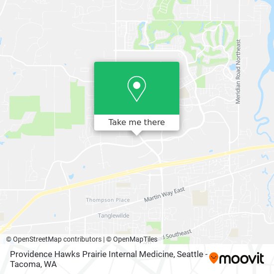 Mapa de Providence Hawks Prairie Internal Medicine